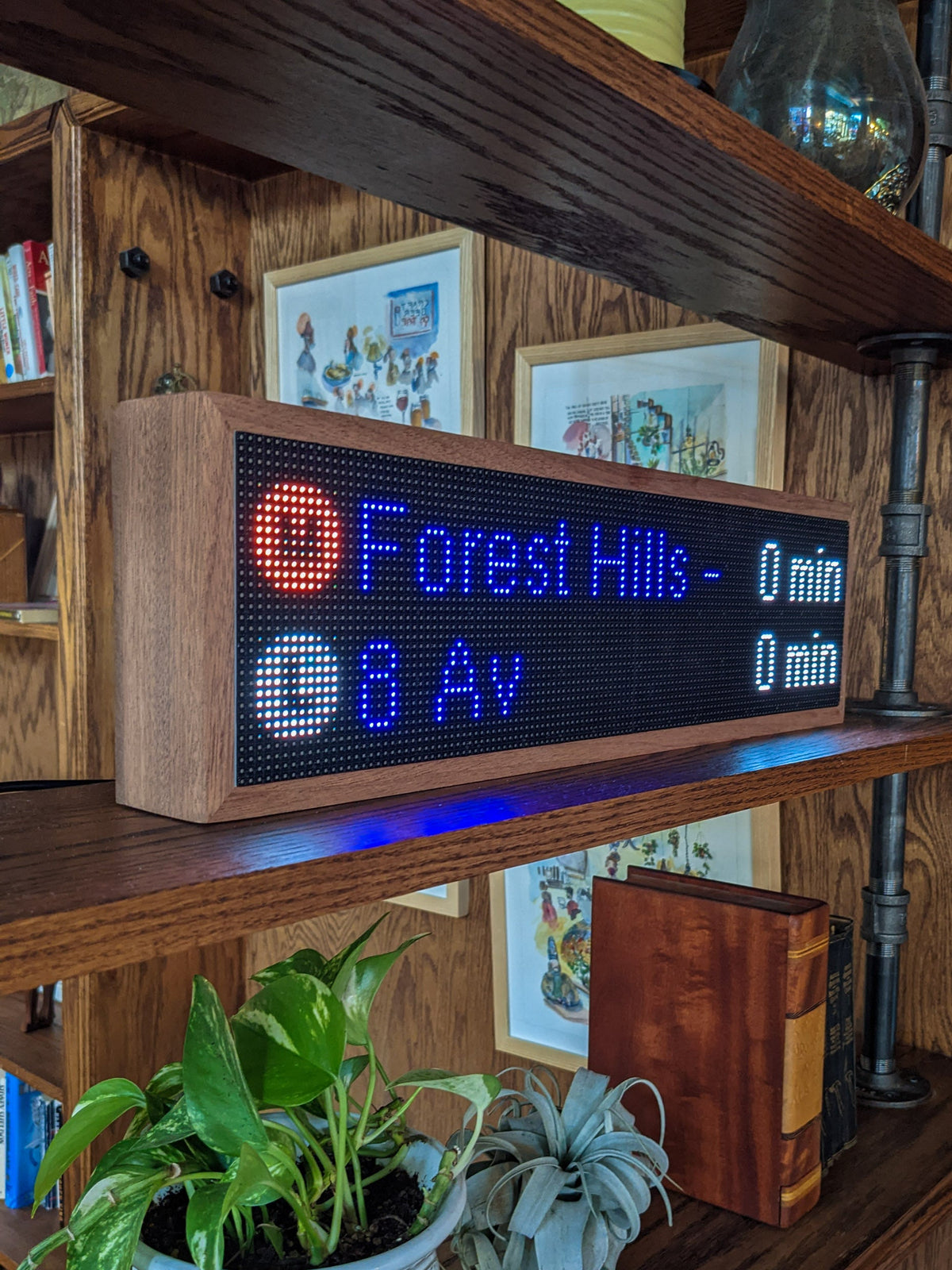 NYC Realtime Subway Clock