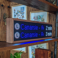NYC Realtime Subway Clock