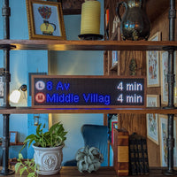NYC Realtime Subway Clock