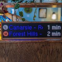 NYC Realtime Subway Clock