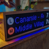 NYC Realtime Subway Clock
