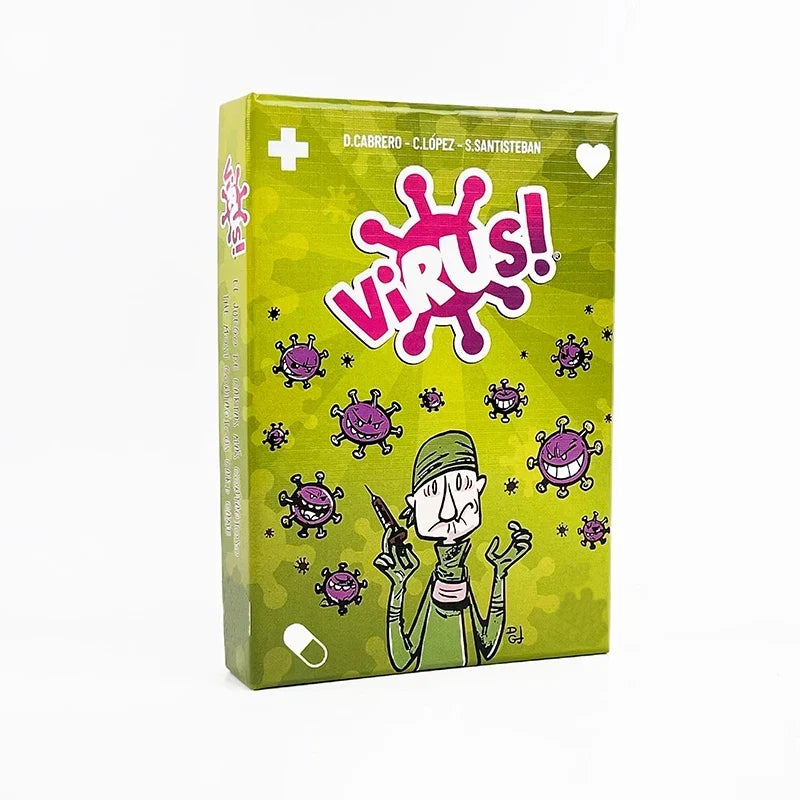 Virus 1 2 3 Board Game: The Ultimate Contagiously Fun Game for Family Parties in Spanish & English