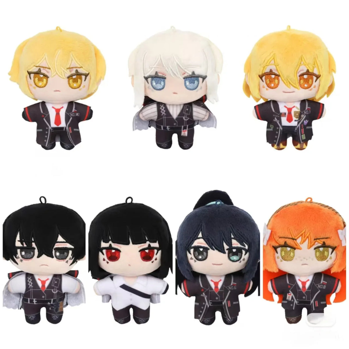 10cm Anime Limbus Company Cotton Plush Doll Ishmael Dante Faust Don Quixote Palm Christmas Gifts Desktop Decoration Trendy Toys