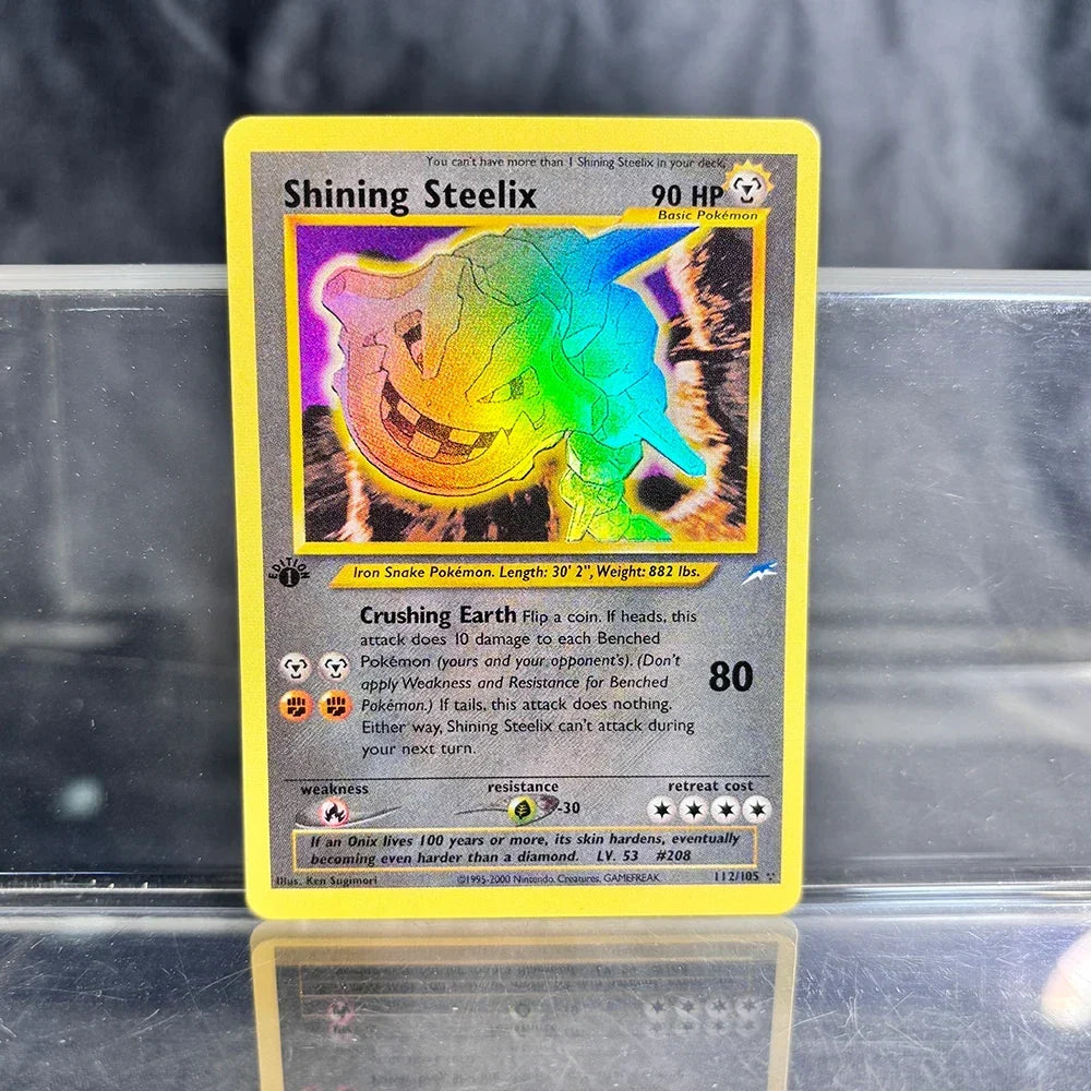 Holographic Game Trading Collection PTCG Proxy Cards Charizard Pikachu Mew EX Singl PKM Foil Cards Gengar VMAX Skyridge (SK)