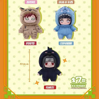 Toptoy Naruto Shippuden Beast Party Series Vinyl Figure Plush-Like Texture Blind Box Chibi Kakashi Sasuke Collectible