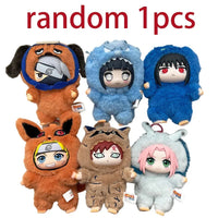 Toptoy Naruto Shippuden Beast Party Series Vinyl Figure Plush-Like Texture Blind Box Chibi Kakashi Sasuke Collectible