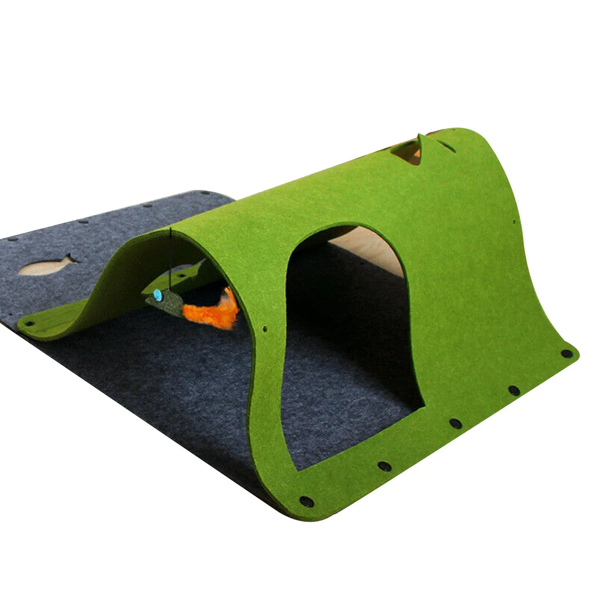 Felt Maze Cat Tunnel & Bed