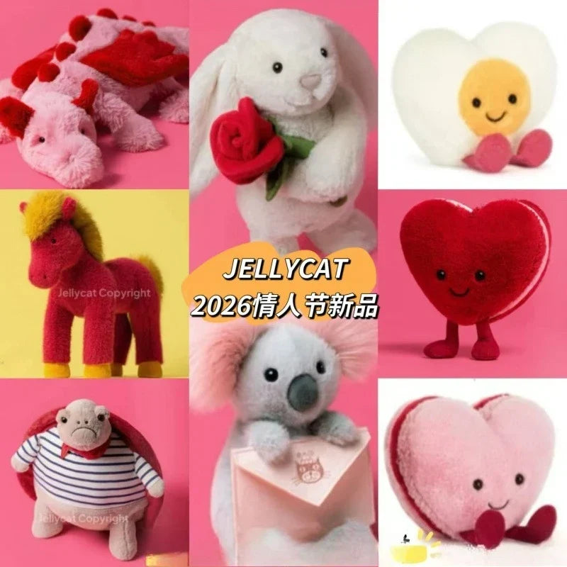 JC Valentine Day Series Timmy Turtle Macaron Rabbit Romantic Love Doll Hot Selling Plush Toy Accompanying You Every Day