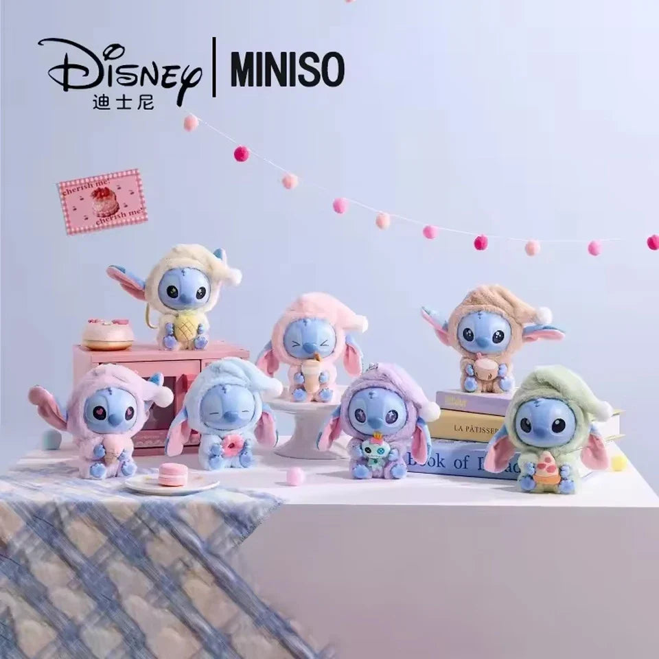 New Stitch Blind Box Bag Eat Some Thing Before Sleep Series Vinyl Pendant Cute Doll Mystery Box Fluffy Doll Surprise Gift Sale