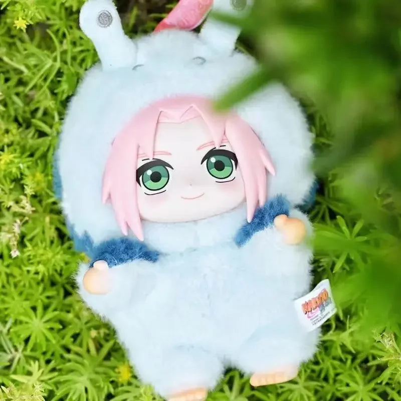 Toptoy Naruto Shippuden Beast Party Series Vinyl Figure Plush-Like Texture Blind Box Chibi Kakashi Sasuke Collectible