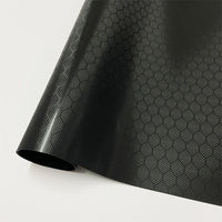Black Forged Carbon Fiber Vinyl Wrap Cosmic Hex Carbon Car Wrapping Film For Interior & Exterior Vehicle Motorcycle