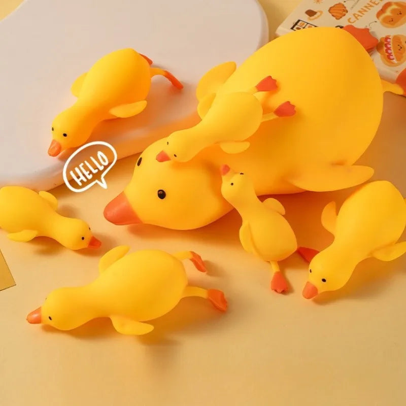 Squishy Antistress Duck Fidgets Toys Cute Goose Animals Vent Toys for Kids Adults Decompression Stretch Toys for Kids Best Gift