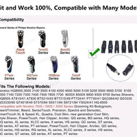 8 PCS Power Cord 5V Replacement Charger USB Adapter Suitable for All Kinds Hair Clippers, Beard Trimmers, Shavers