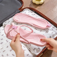 Unisex Foldable Non-Slip EVA Travel Slippers