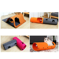 Felt Maze Cat Tunnel & Bed