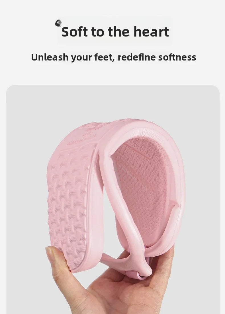 Unisex Foldable Non-Slip EVA Travel Slippers