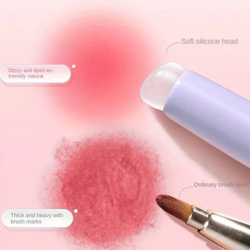Silicone Lip Brush & Applicator with Protective Cap