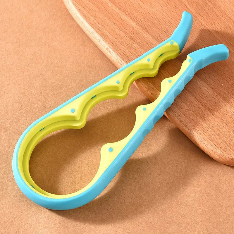 1pc Multifunctional 4-in-1 Jar Opener, Jar Gripper, Lid Opener, Can Opener, Bottle Opener