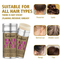 LOCKMIO Women Hair Wax Stick for Wigs Anti-frizz Flyaways Control Styling Wax Long-lasting Smooth Broken Back Hair Pomade Cream