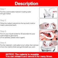 Teeth Veneers Whitening Dentures Braces Temporary False Teeth Cover Perfect Smile Comfortable Fit Denture Kit