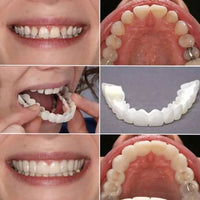 Teeth Veneers Whitening Dentures Braces Temporary False Teeth Cover Perfect Smile Comfortable Fit Denture Kit