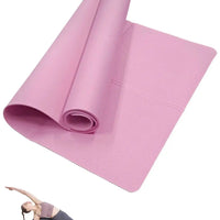 Non-Slip Yoga & Pilates Exercise Mat – 3/4/6mm Thickness