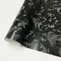 Black Forged Carbon Fiber Vinyl Wrap Cosmic Hex Carbon Car Wrapping Film For Interior & Exterior Vehicle Motorcycle
