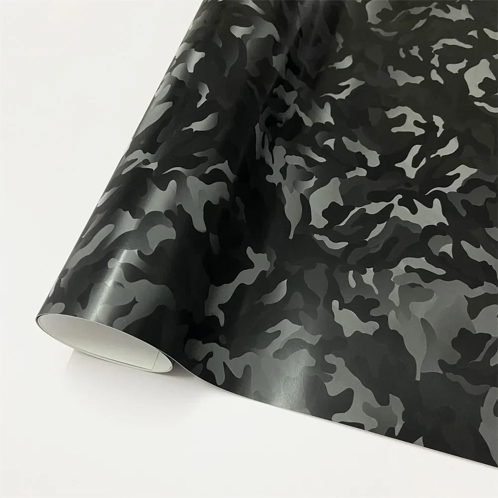 Black Forged Carbon Fiber Vinyl Wrap Cosmic Hex Carbon Car Wrapping Film For Interior & Exterior Vehicle Motorcycle