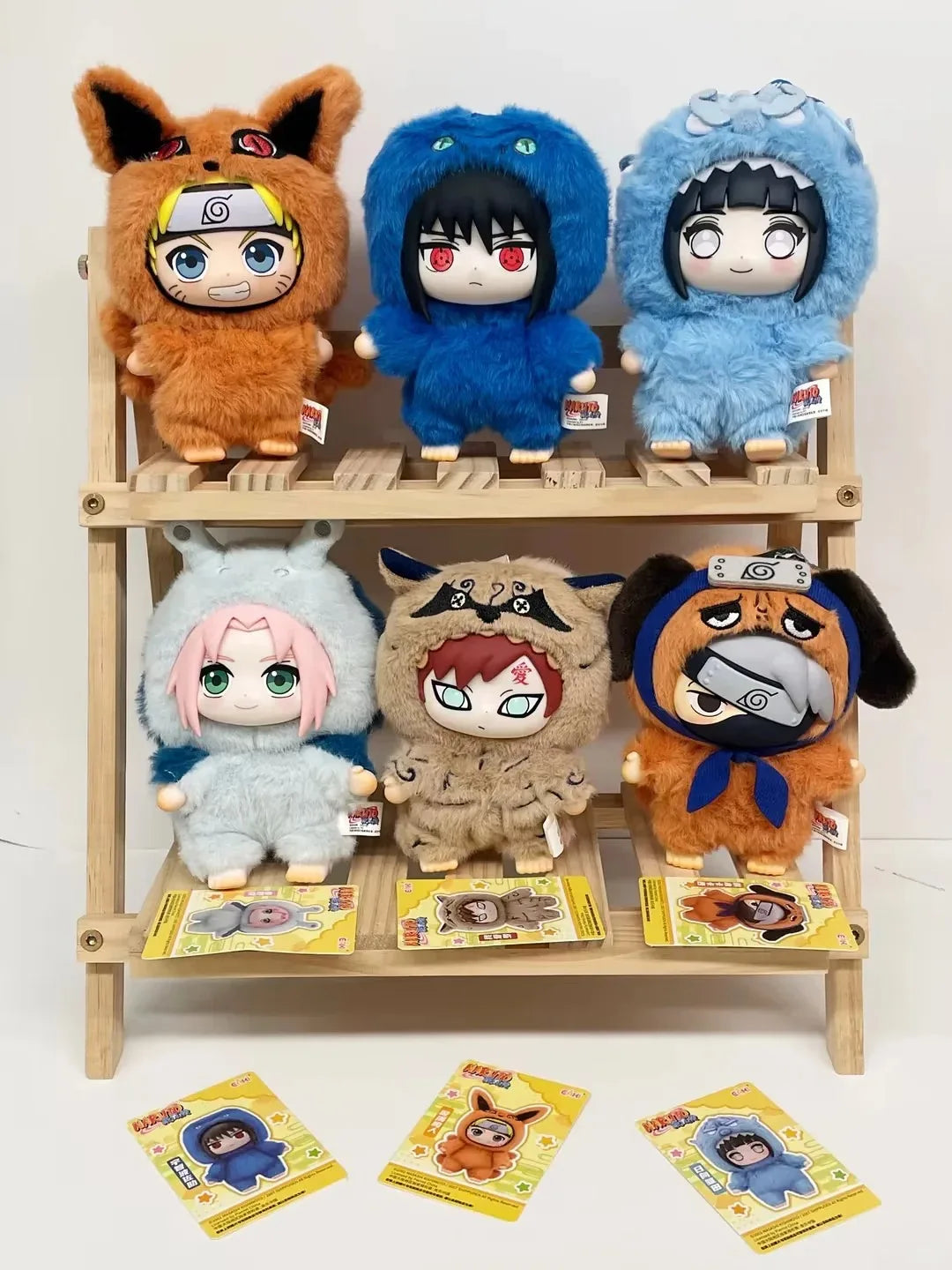 HOT!!Shippuden Beast Party Series Cute Plush Doll Toy Cartoon Backpack Pendant Anime Peripheral Gift Box Naruto Blind Box Gift