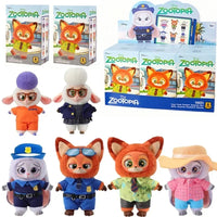 Disney Zootopia Blind Box Nick Judy Vinyl Doll Trendy Surprise Toy Cute Backpack Pendant Children's Birthday Gift