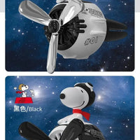 Snoopy Air Freshener Flying Propeller Pilot Series Car Accessories Anime Figures Aromatherapy Fragrance Diffuser Car Decor Gifts