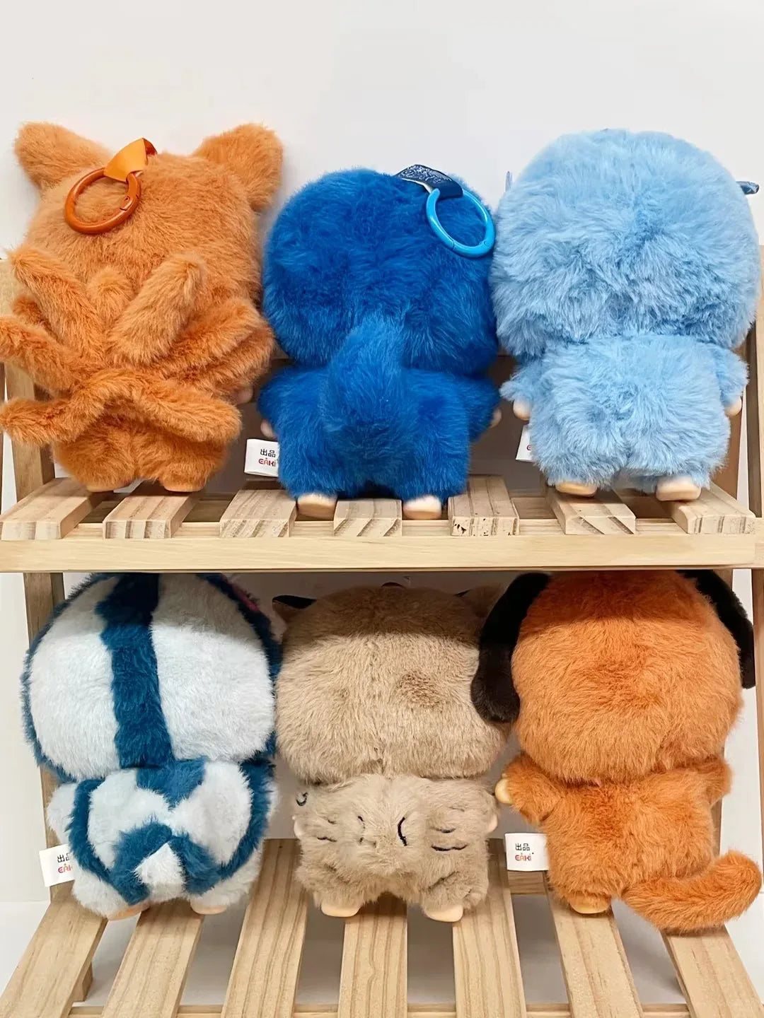 HOT!!Shippuden Beast Party Series Cute Plush Doll Toy Cartoon Backpack Pendant Anime Peripheral Gift Box Naruto Blind Box Gift