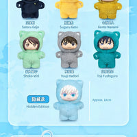 BANDAI Jujutsu Kaisen Battle V2 Cat Paradise Party Series Blind Box Cute Plush Doll Pendant Anime Periphery Surprise Gift