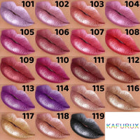 Glitter Lipstick – Sparkling Metallic Lip Color in 19 Shades