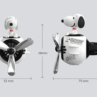 Snoopy Air Freshener Flying Propeller Pilot Series Car Accessories Anime Figures Aromatherapy Fragrance Diffuser Car Decor Gifts