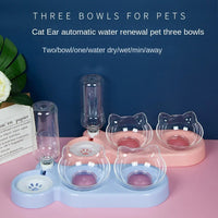 Durable Double Feeder for Food & Water for Cats & Dogs