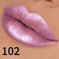 Glitter Lipstick – Sparkling Metallic Lip Color in 19 Shades