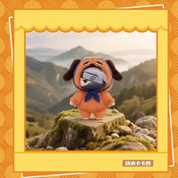 Toptoy Naruto Shippuden Beast Party Series Vinyl Figure Plush-Like Texture Blind Box Chibi Kakashi Sasuke Collectible