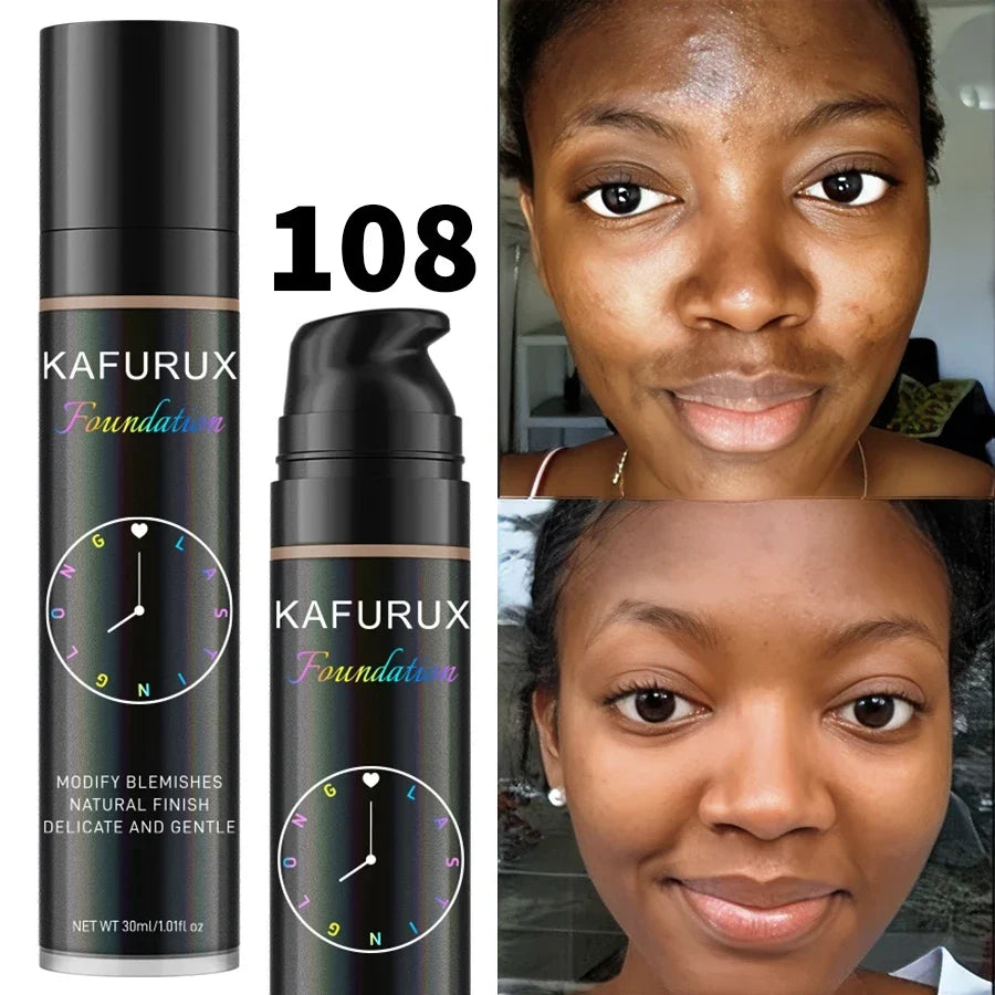 8 colors Liquid Foundation Effective Concealer Waterproof Sweat-resistant Face Korean Makeup Porfession Face Base Cosmetics Gift