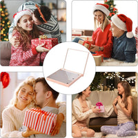 Foldable Compact Makeup Mirror with 6 LED Lights