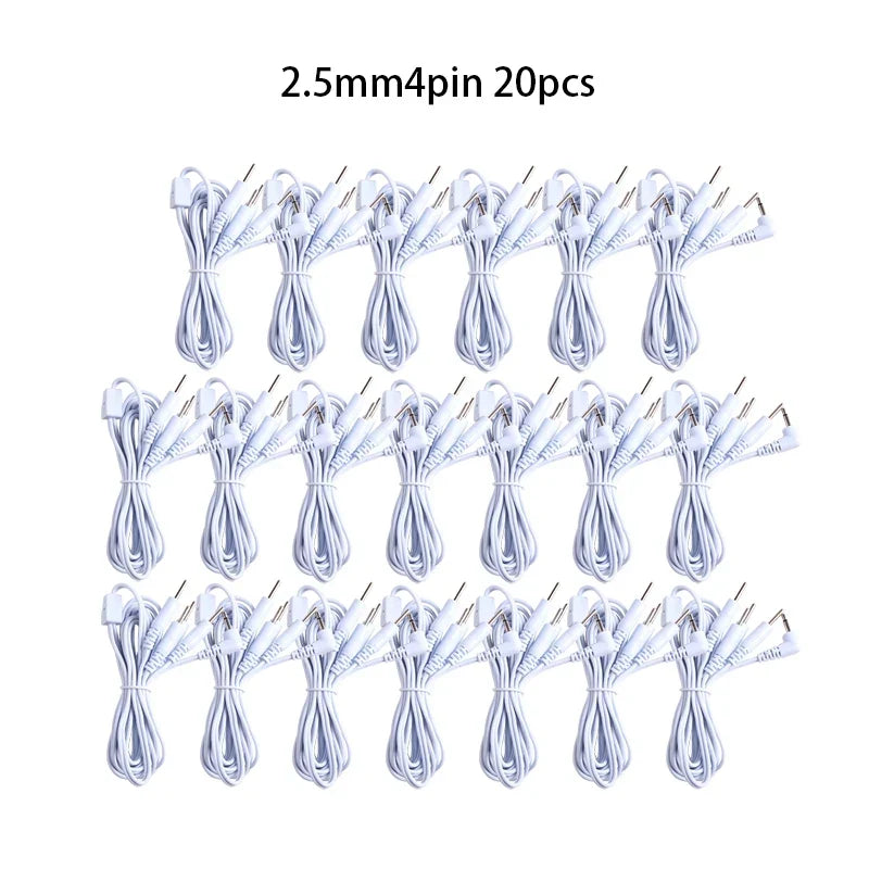 TENS/EMS Electrode Lead Wires – 2/4-Pin Options