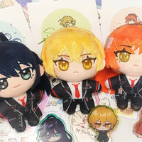 10cm Anime Limbus Company Cotton Plush Doll Ishmael Dante Faust Don Quixote Palm Christmas Gifts Desktop Decoration Trendy Toys