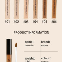Liquid Concealer Matte High Coverage Waterproof Oil Control Moisturizing Long Lasting Concealer Professional Face Makeup