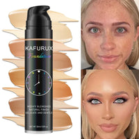 8 colors Liquid Foundation Effective Concealer Waterproof Sweat-resistant Face Korean Makeup Porfession Face Base Cosmetics Gift
