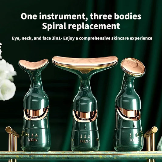Face Lifting Device Neck Facial Eye Massage Introducer Microcurrent Skin Rejuvenation Anti Aging Beauty Device Face Massager