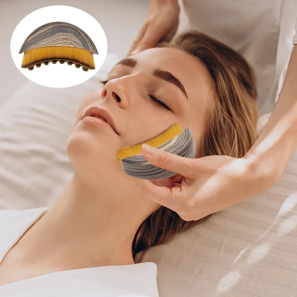 Lymphatic Contour Face Brush,Chin &Jawline Sculpting,Drainage Massager for Face,Ergonomically Designed to Fit The Skin Precisely