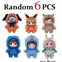 HOT!!Shippuden Beast Party Series Cute Plush Doll Toy Cartoon Backpack Pendant Anime Peripheral Gift Box Naruto Blind Box Gift