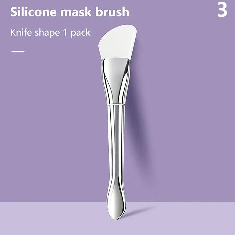 Soft Silicone Facial Mask Applicator Brush