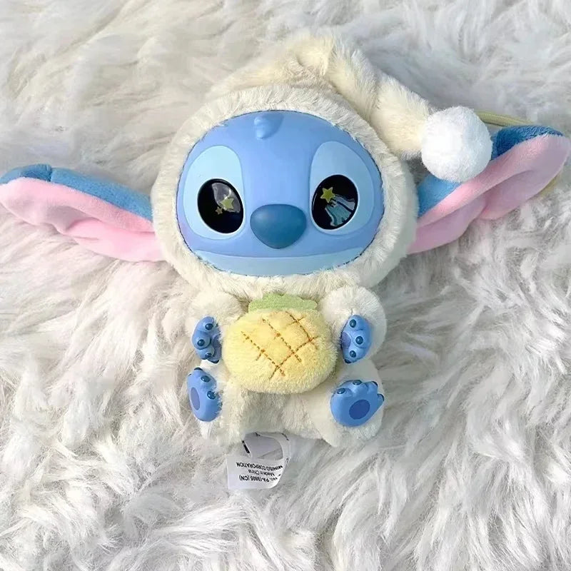 nuevo Stitch Plush Doll Blind Box Eat Before Sleep Series Vinyl Hanging Bag Cute Mystery Toy