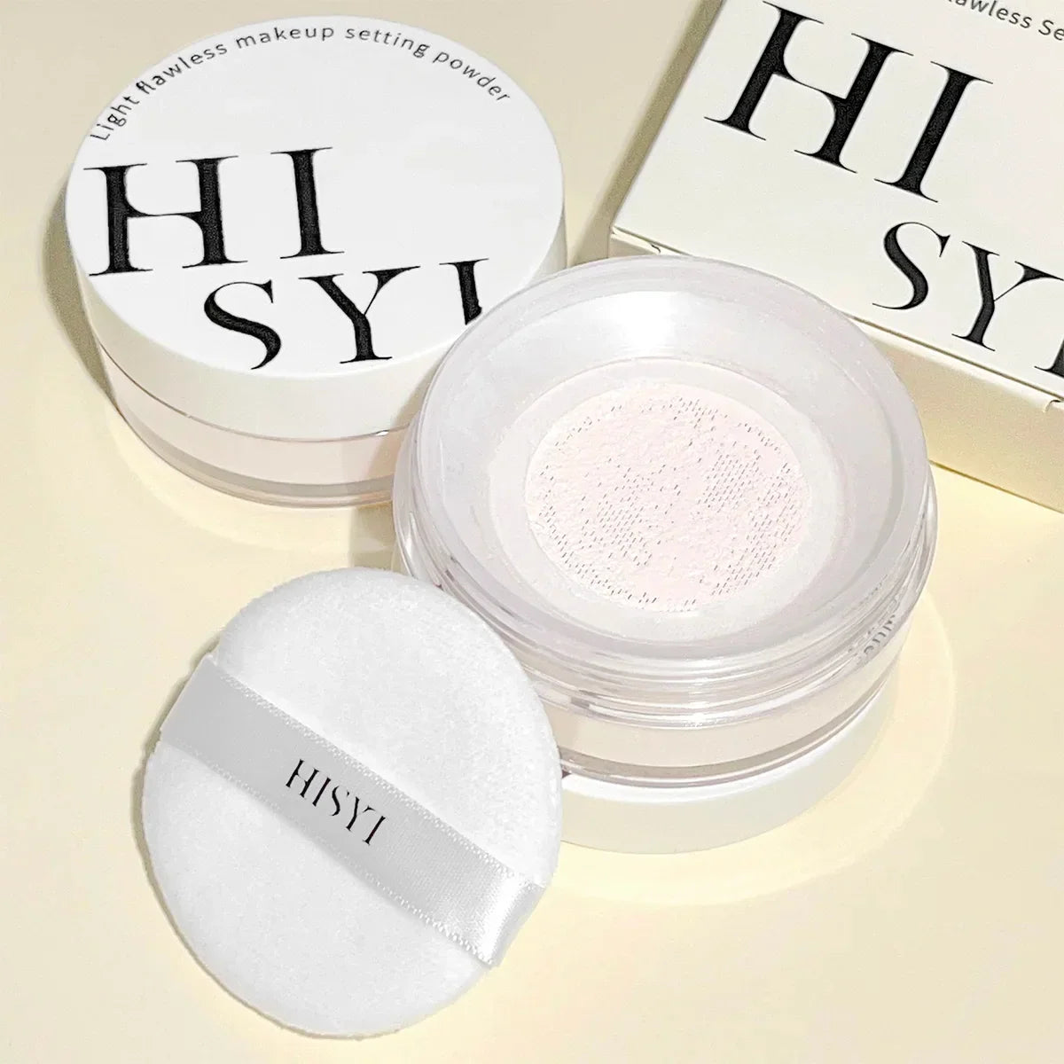 Light, flawless and transparent makeup setting powder,waterproof and easy to take off, natural makeup holding and setting powder